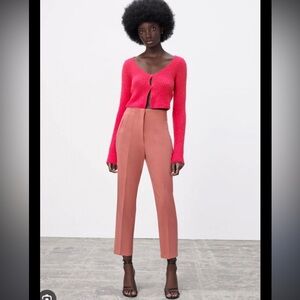 Zara pink trousers
